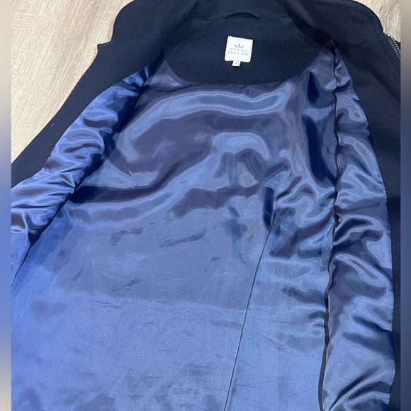 Peter Millar Large Wool Cashmere Blend Lux Insulated Dress Vest Leather Detail - Picture 6 of 11